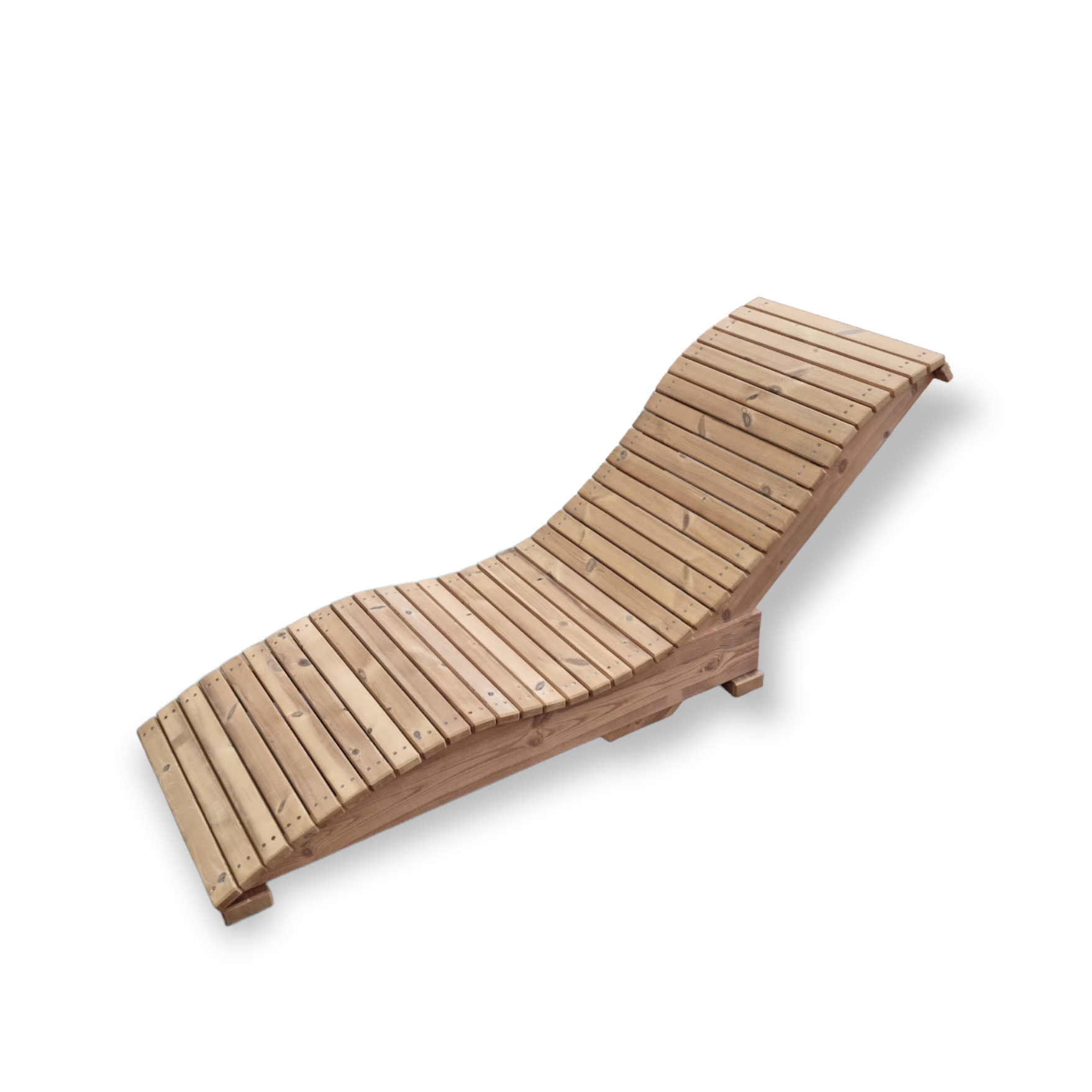 Sonnenliege aus Holz, Sauna Zubehör, handgefertigt