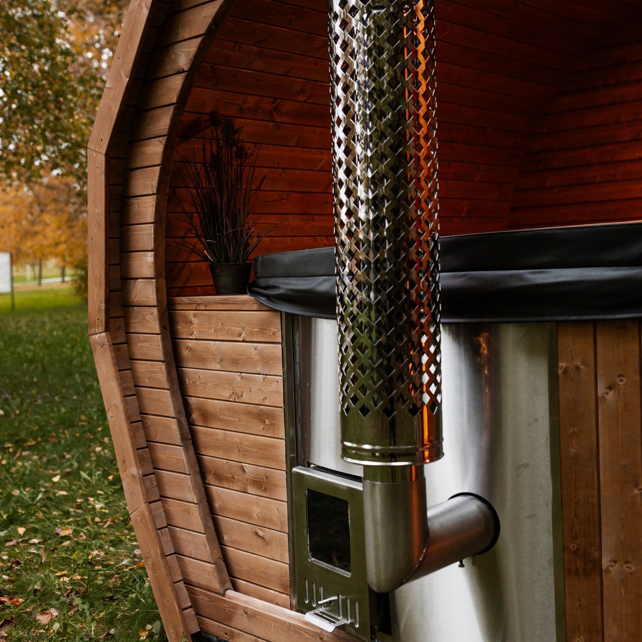 2in1 OASE Sauna und Hottub, Handgefertigt