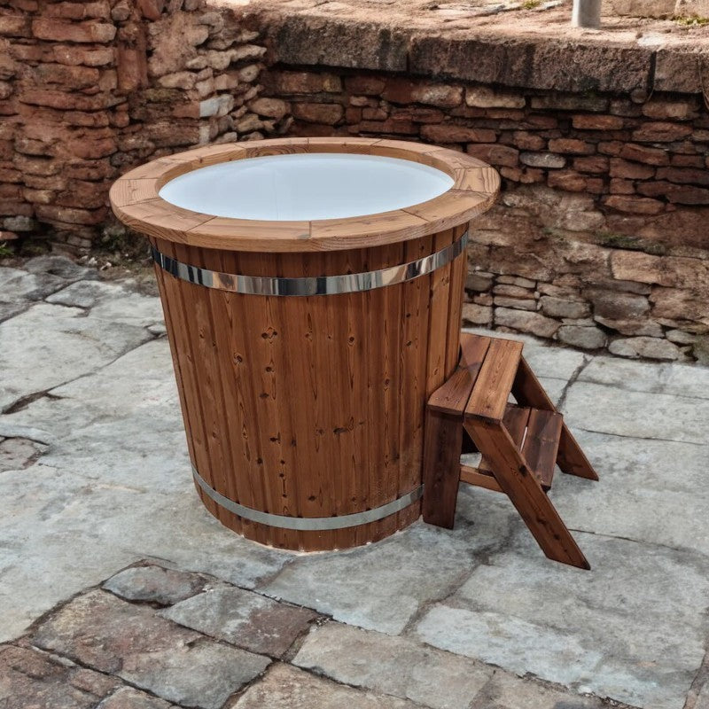 Cold Tub, Klassisches Holzbadefass, Handgefertigt