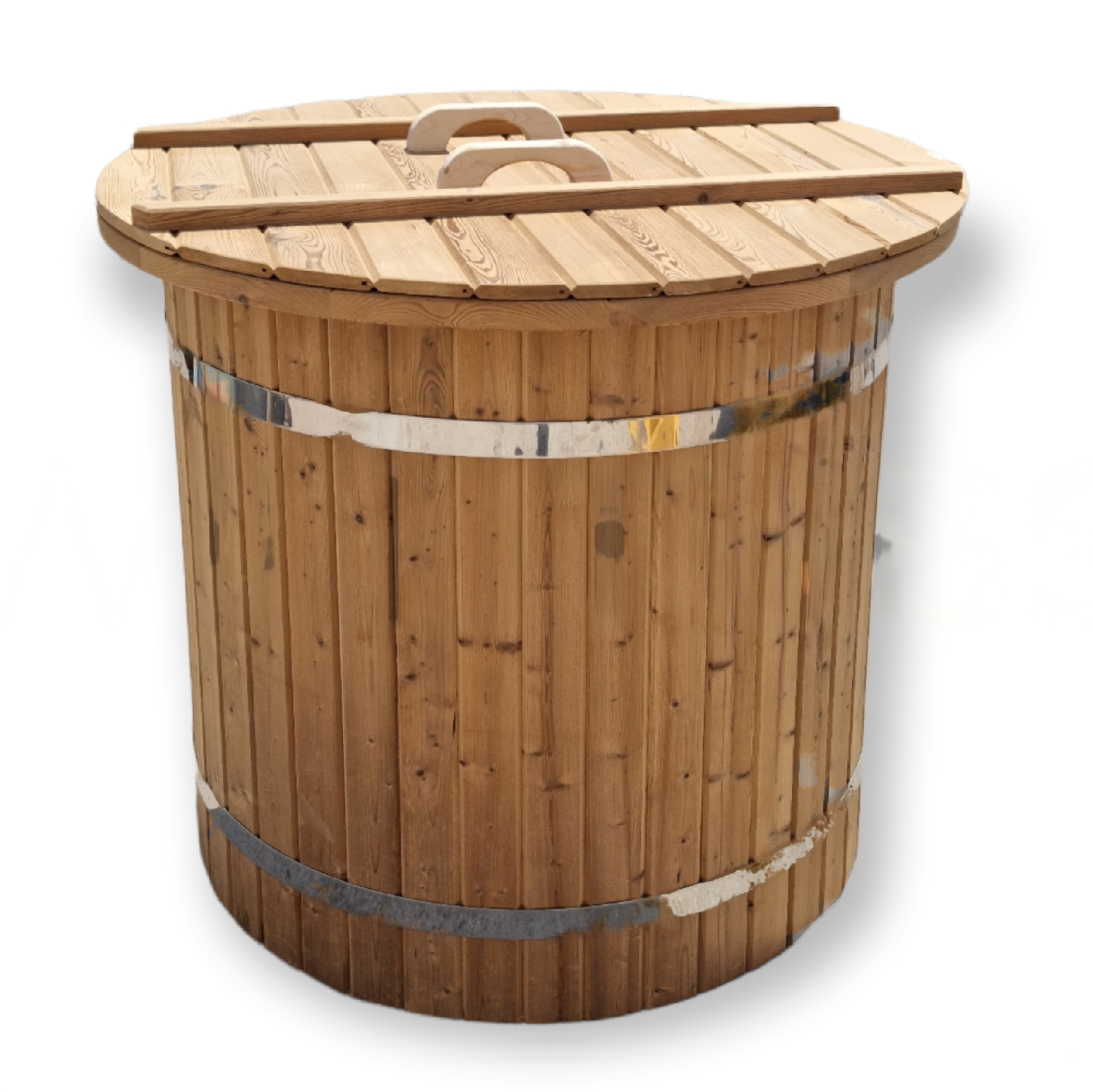 Cold Tub, Klassisches Holzbadefass, Handgefertigt