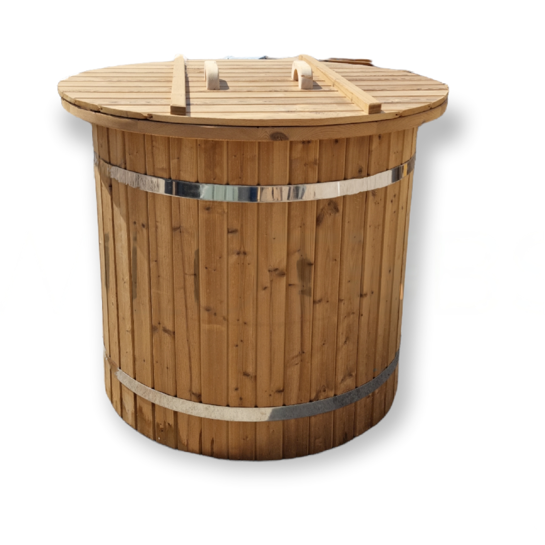 Cold Tub, Klassisches Holzbadefass, Handgefertigt