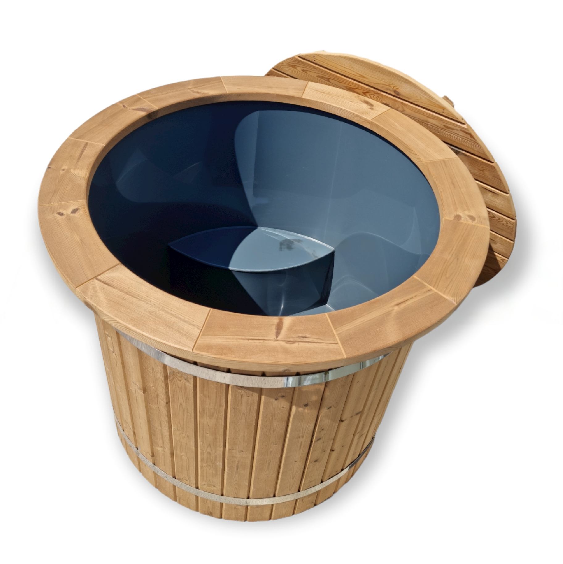 Cold Tub, Klassisches Holzbadefass, Handgefertigt