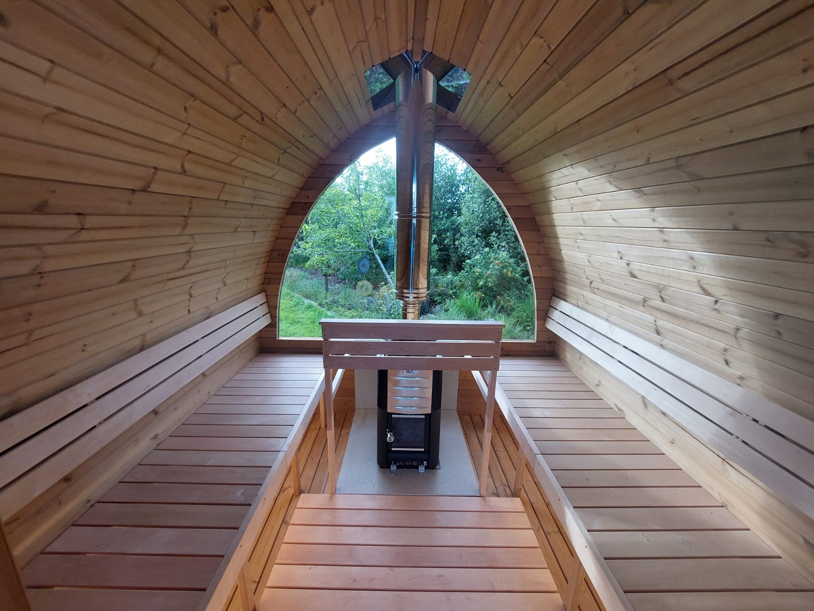 IGLU Sauna Fasssauna, Länge 2m bis 6m, Handgefertigt