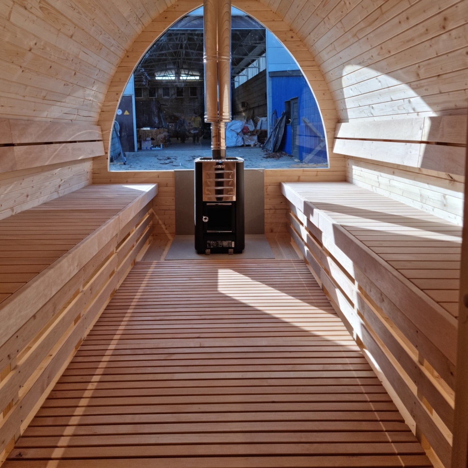 IGLU Sauna Fasssauna, Länge 2m bis 6m, Handgefertigt