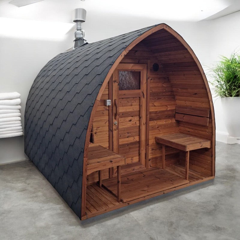 IGLU Sauna Fasssauna, Länge 2m bis 6m, Handgefertigt