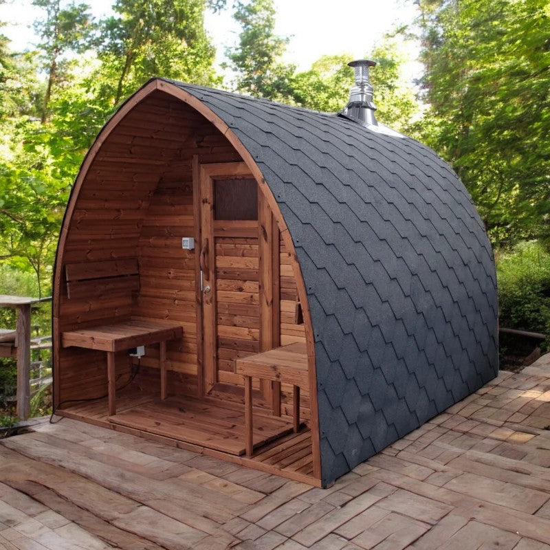 IGLU Sauna Fasssauna, Länge 2m bis 6m, Handgefertigt