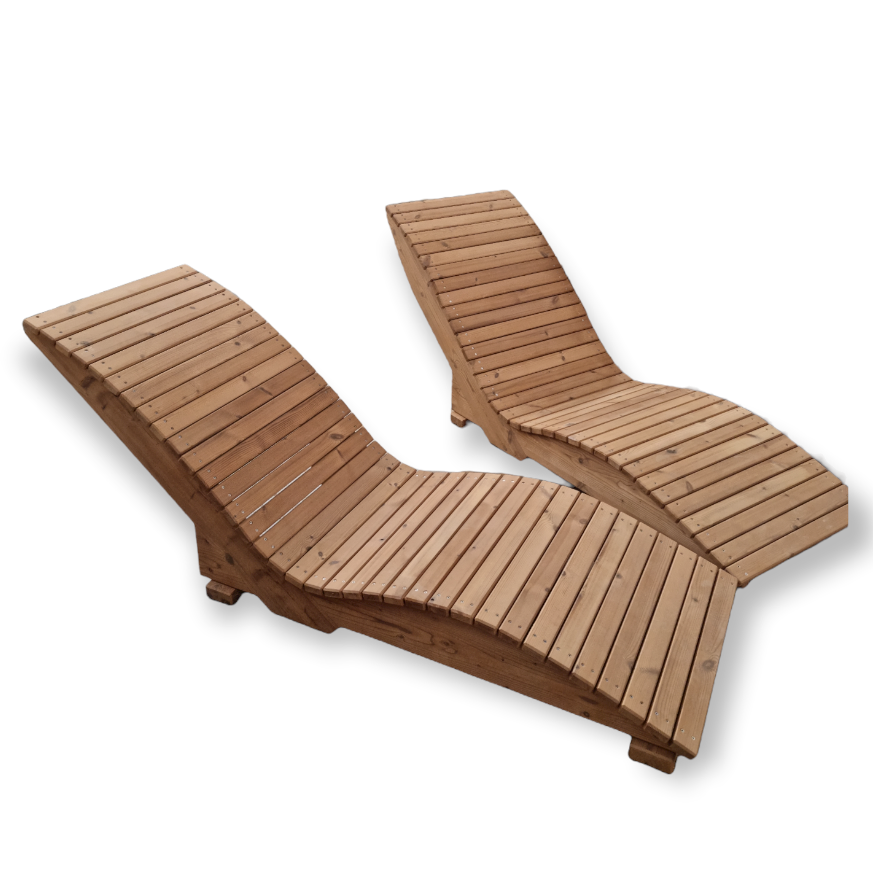 Sonnenliege aus Holz, Sauna Zubehör, handgefertigt