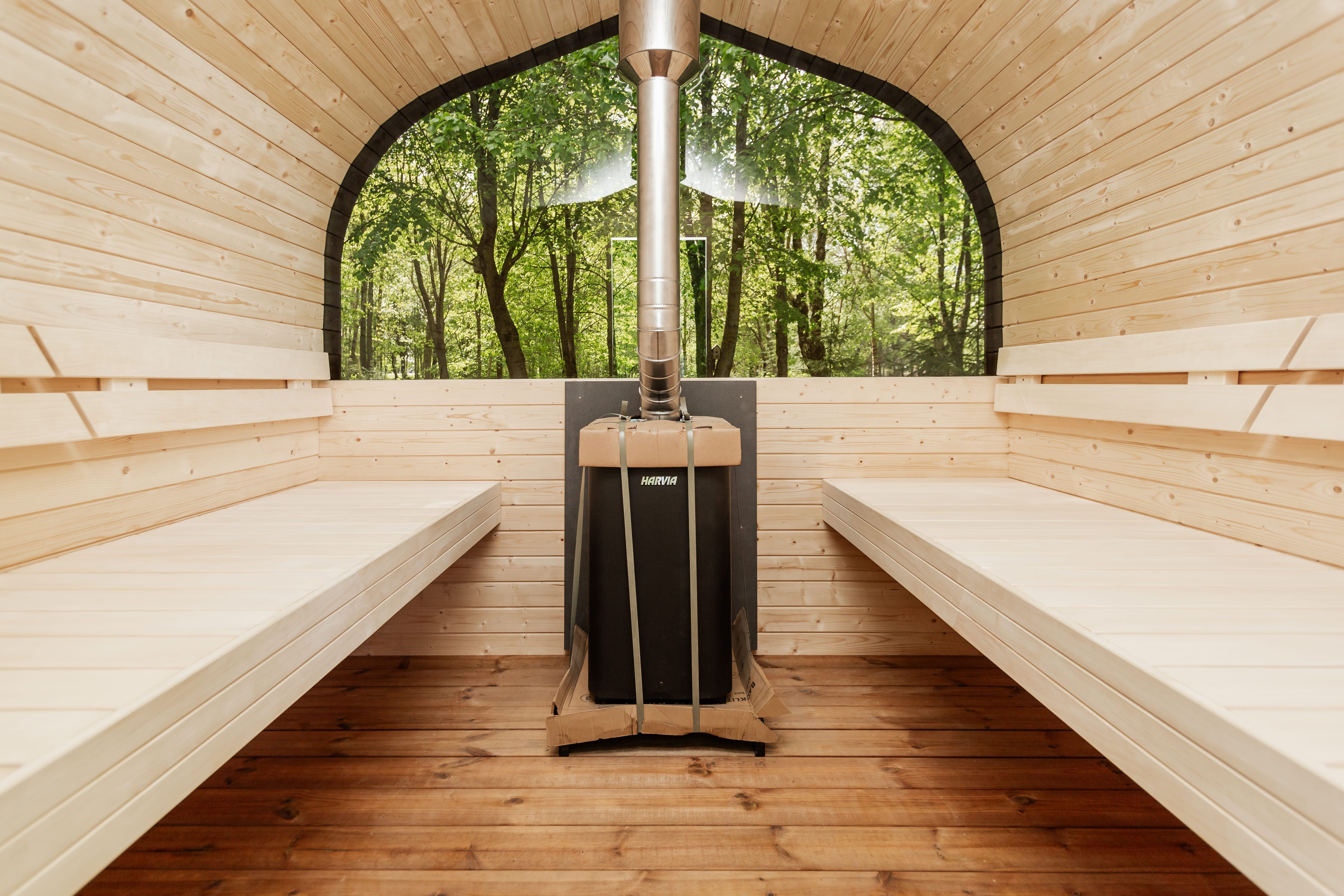 2in1 NATURE Sauna und Hottub, Handgefertigt