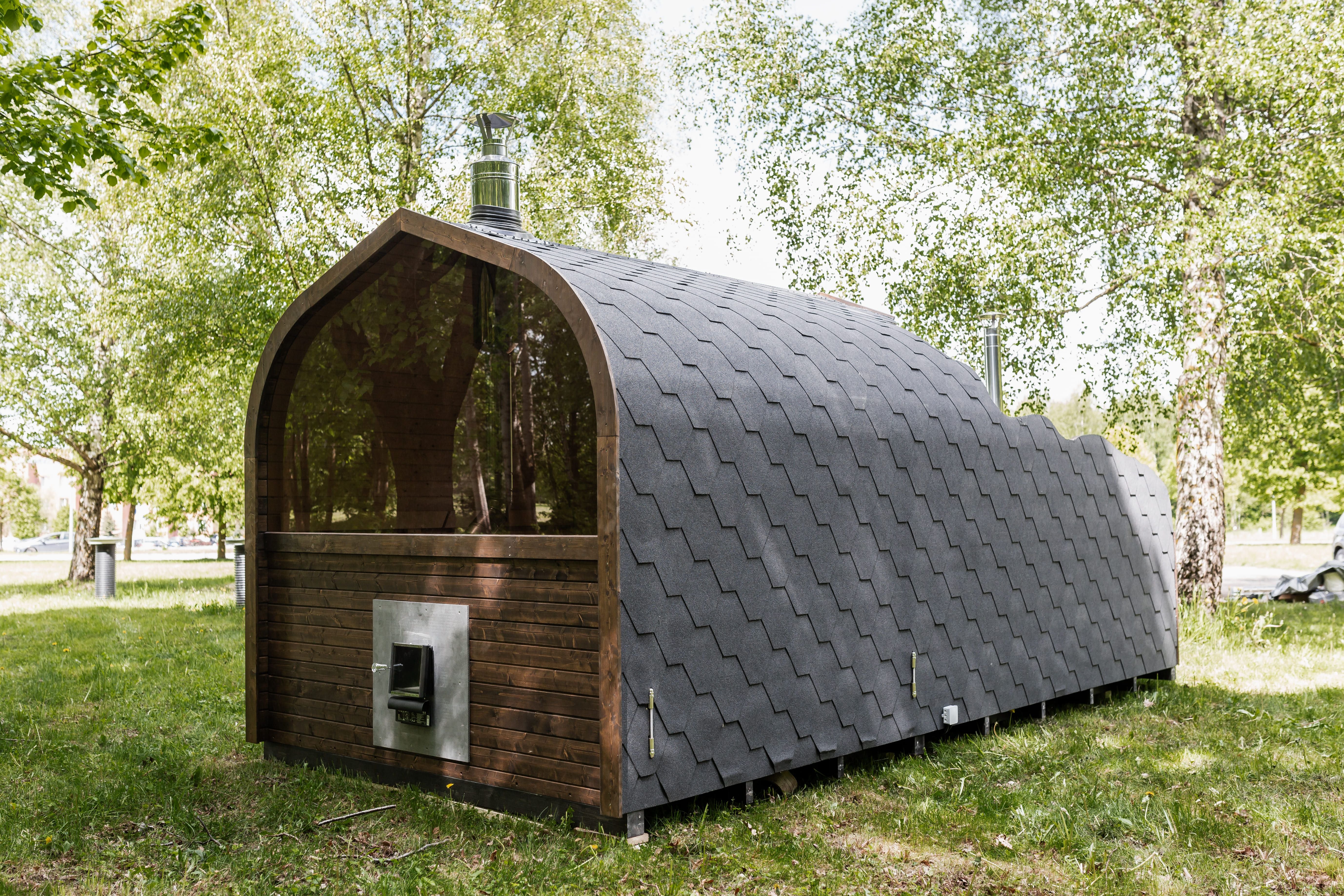 2in1 NATURE Sauna und Hottub, Handgefertigt