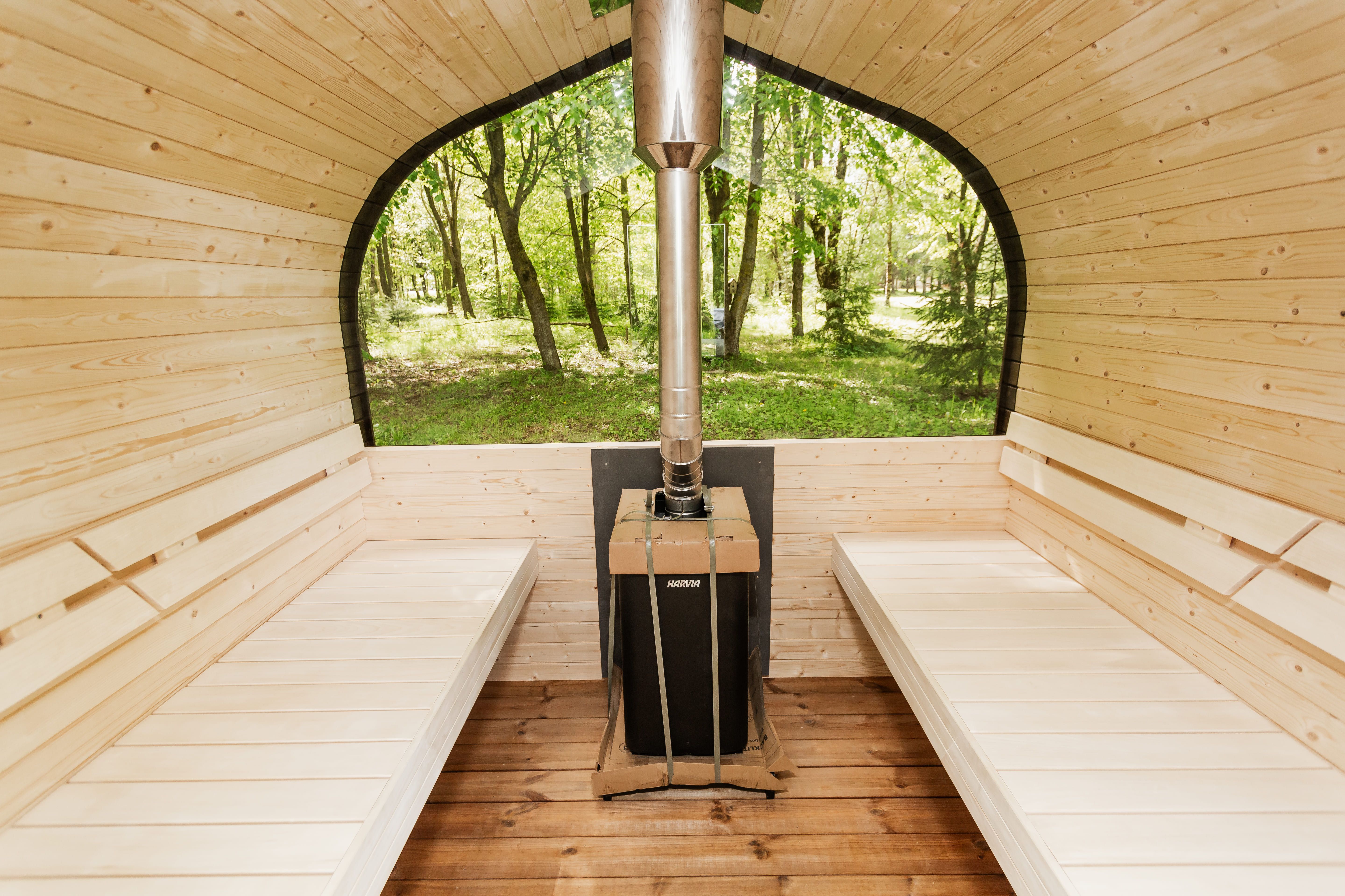 2in1 NATURE Sauna und Hottub, Handgefertigt