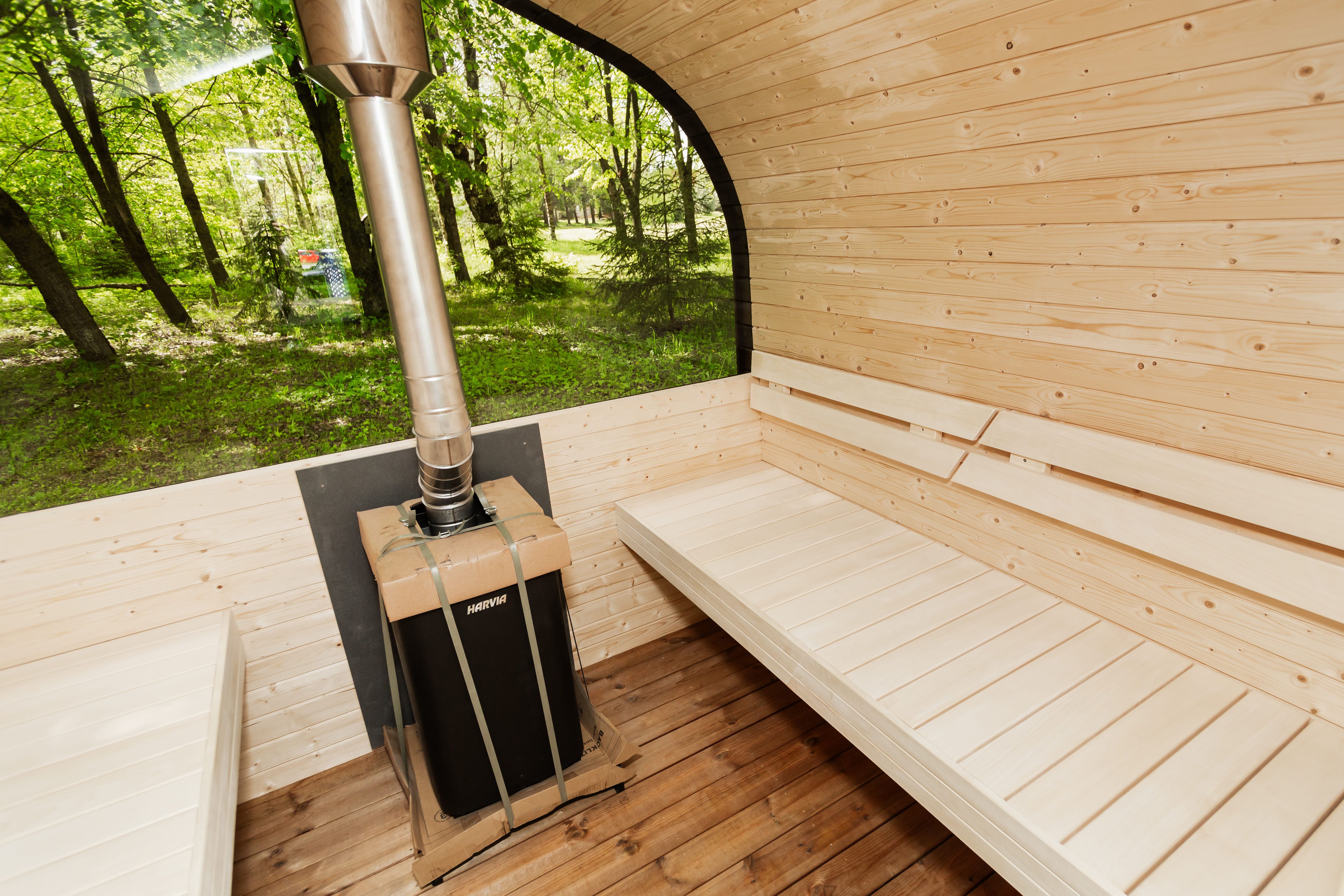 2in1 NATURE Sauna und Hottub, Handgefertigt