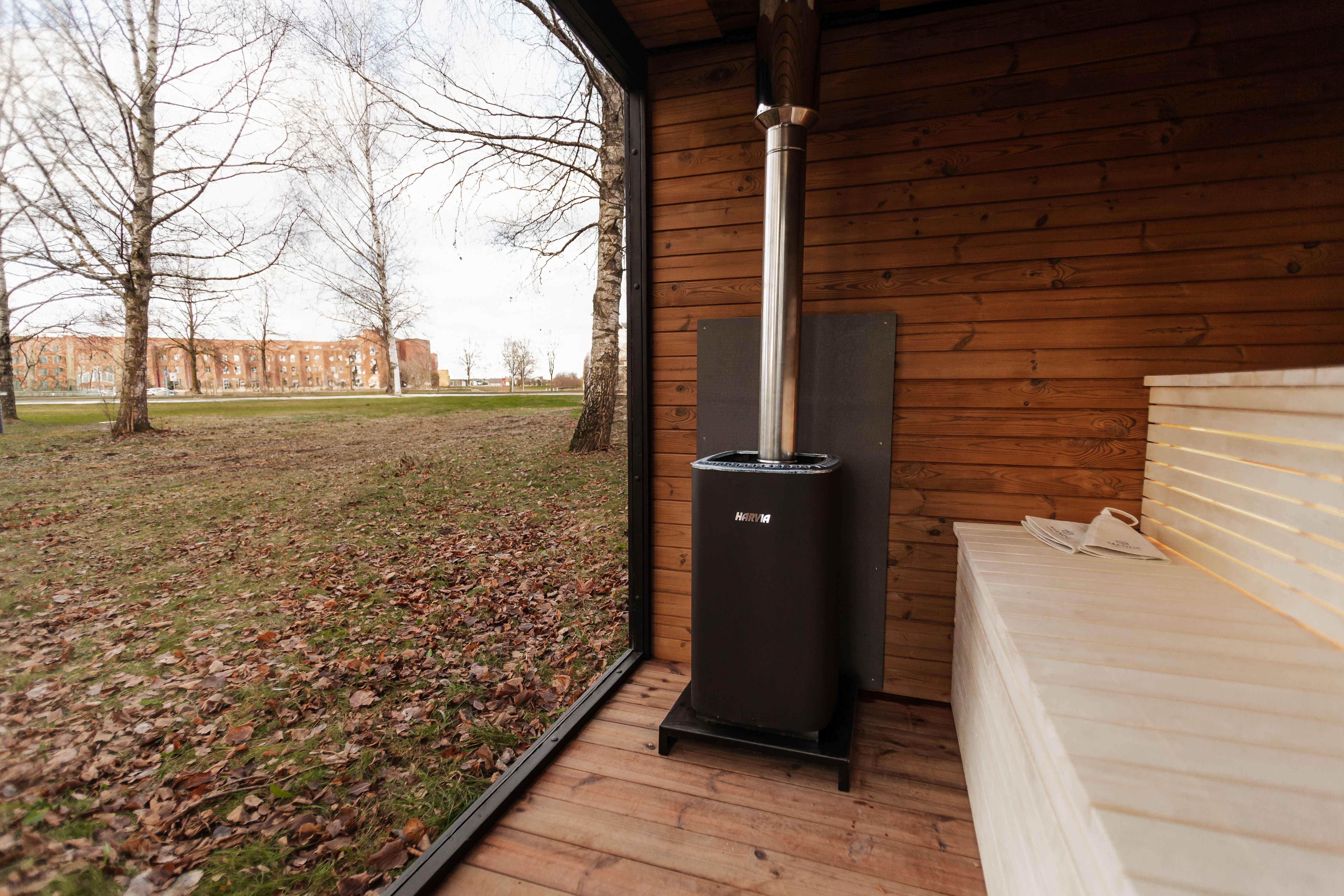 2in1 MODERN Sauna und Hottub, Handgefertigt