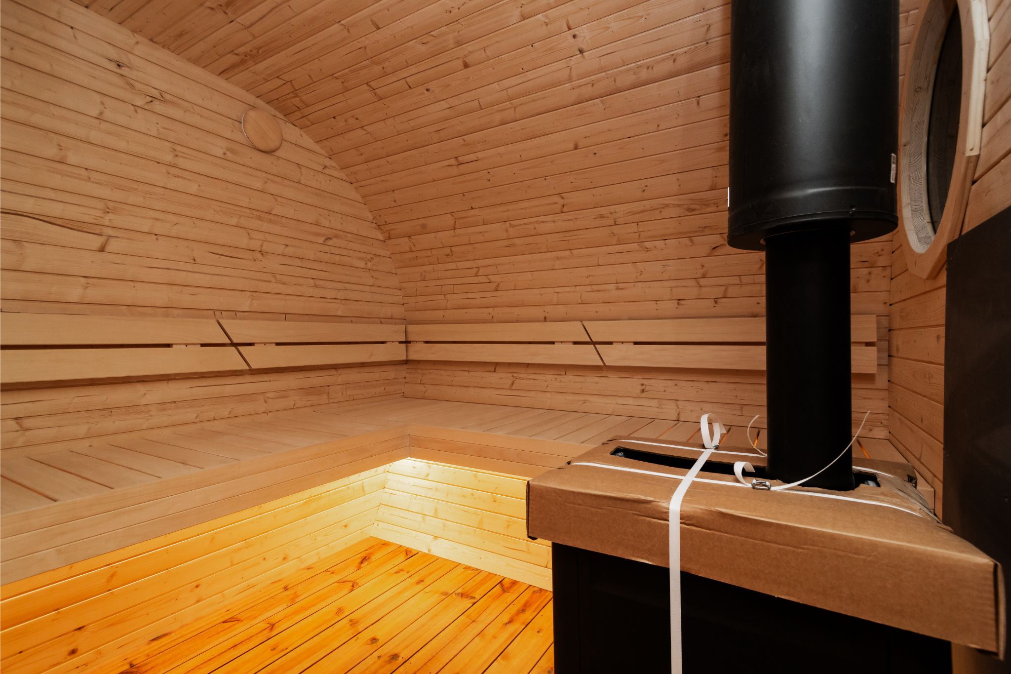 2in1 OASE Sauna und Hottub, Handgefertigt