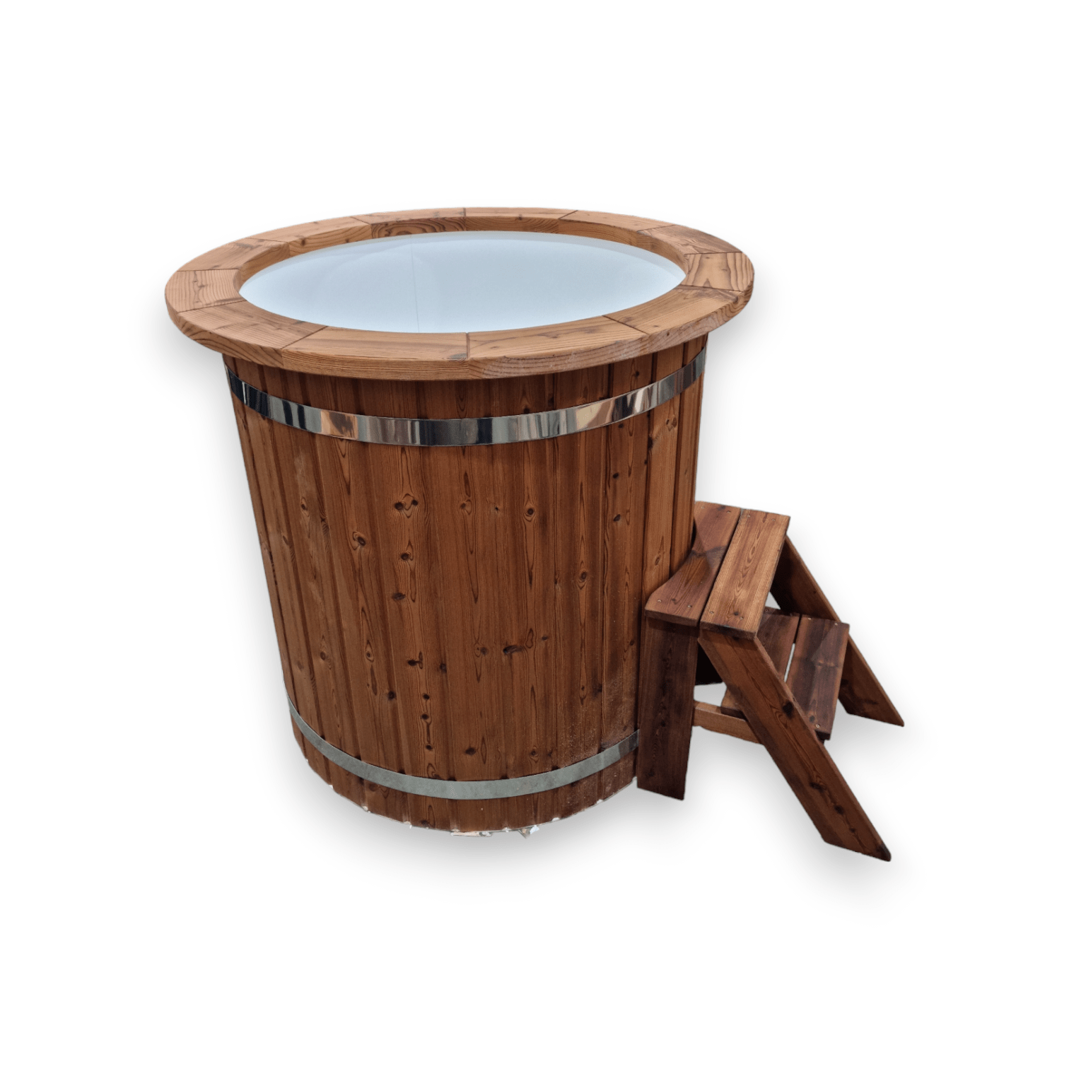 Cold Tub, Klassisches Holzbadefass, Handgefertigt