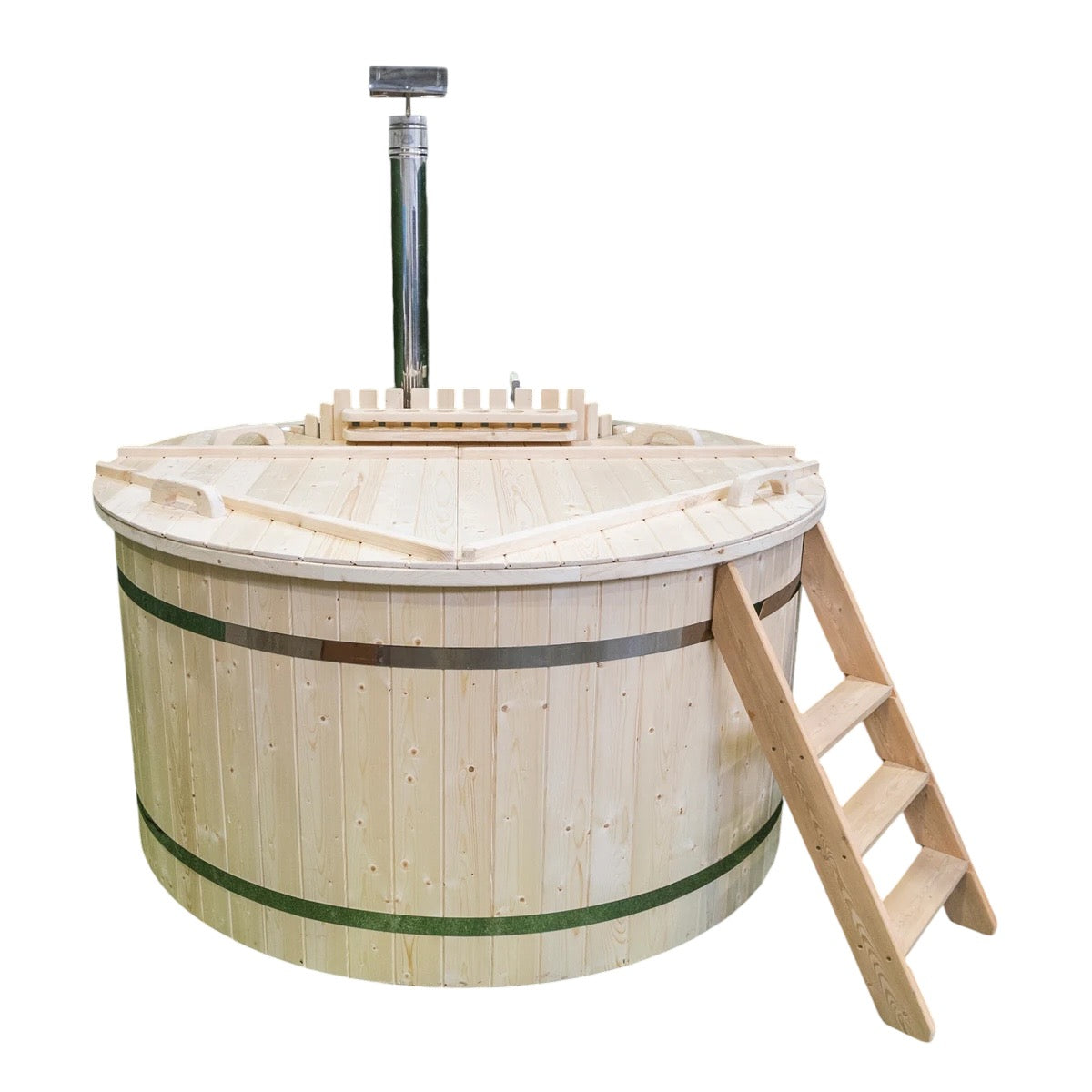 Polypropylen Badefass Hot Tub mit Ofen, Handgefertigt