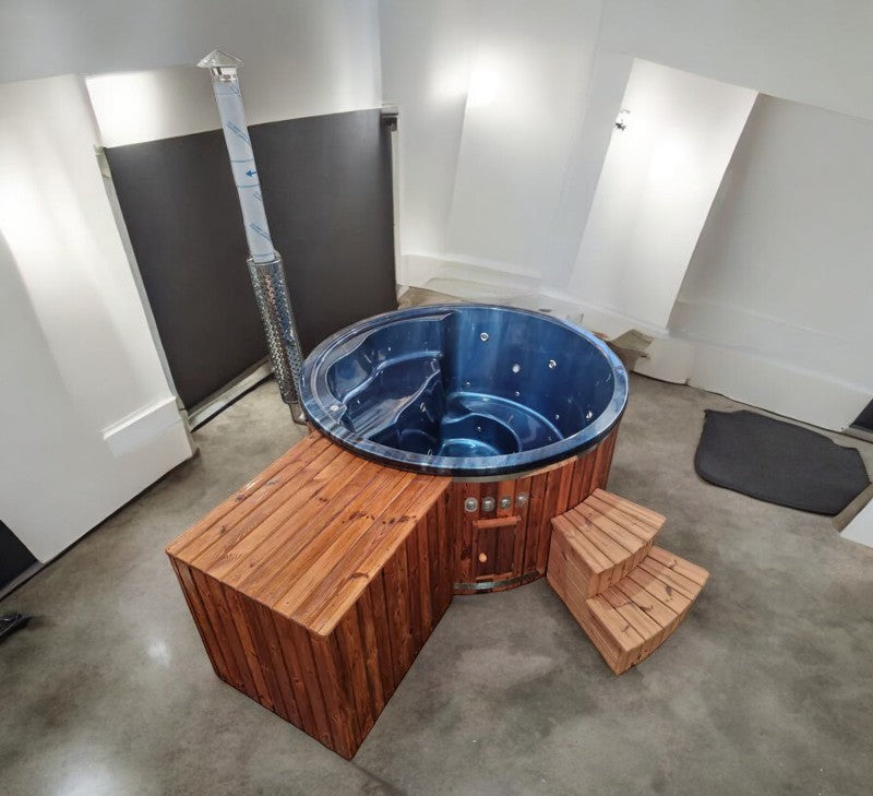 Acryl Badefass Hot Tub mit integriertem Ofen, Handgefertigt