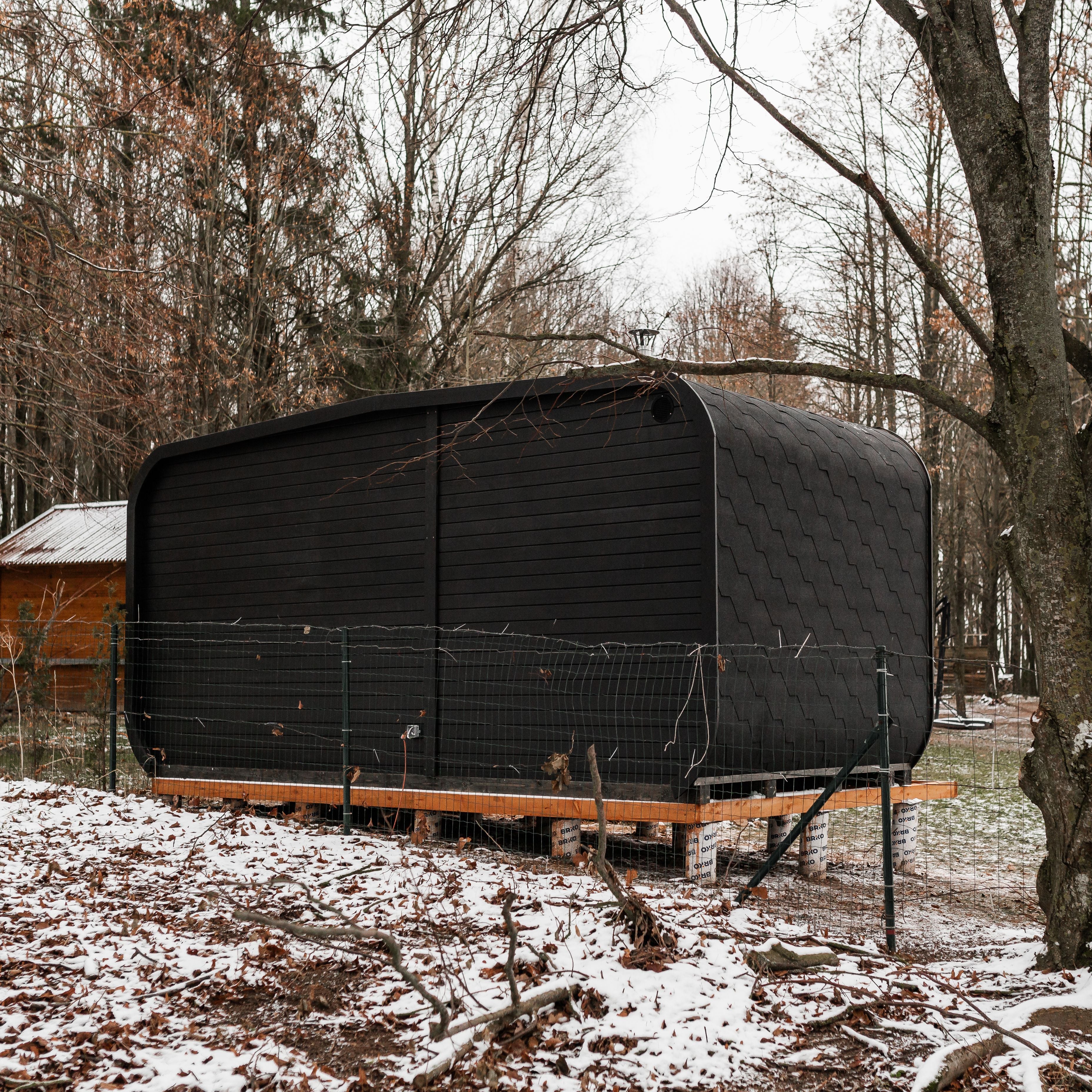 2in1 LUXUS Sauna und Hottub, Handgefertigt